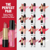 Revlon Super Lustrous Lip Gloss, Non-Sticky, Hydrating, High Shine Finish, 200 Crystal Clear, 0.13 oz