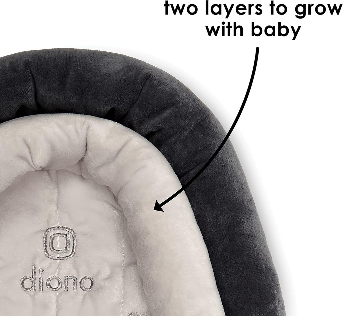 Diono Cuddle Soft 2-in-1 Baby Head Neck Body Support Pillow for Newborn Baby