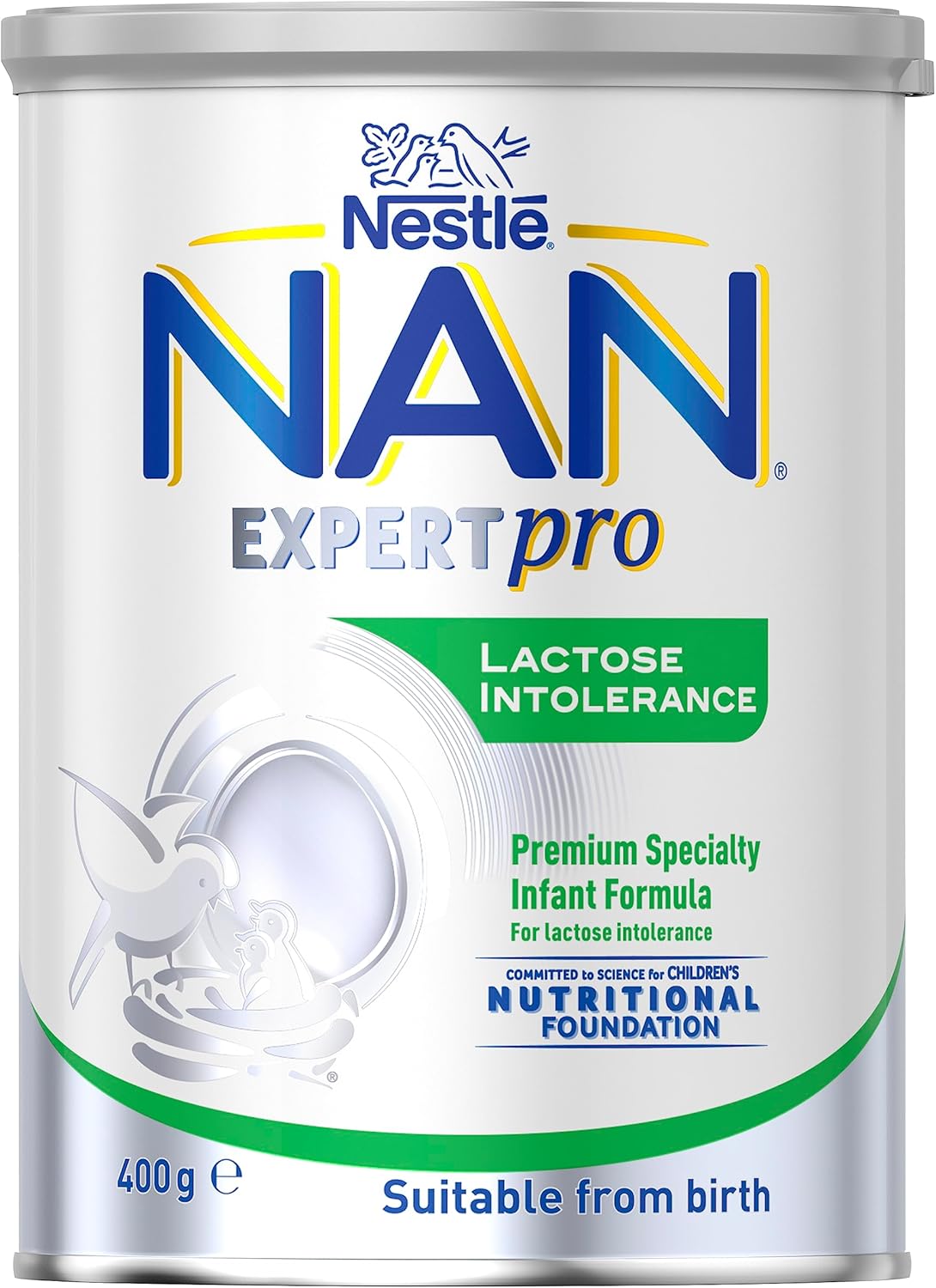 Nestlé NAN EXPERTpro Lactose Intolerance Baby Formula From 0-12 Months - 400g