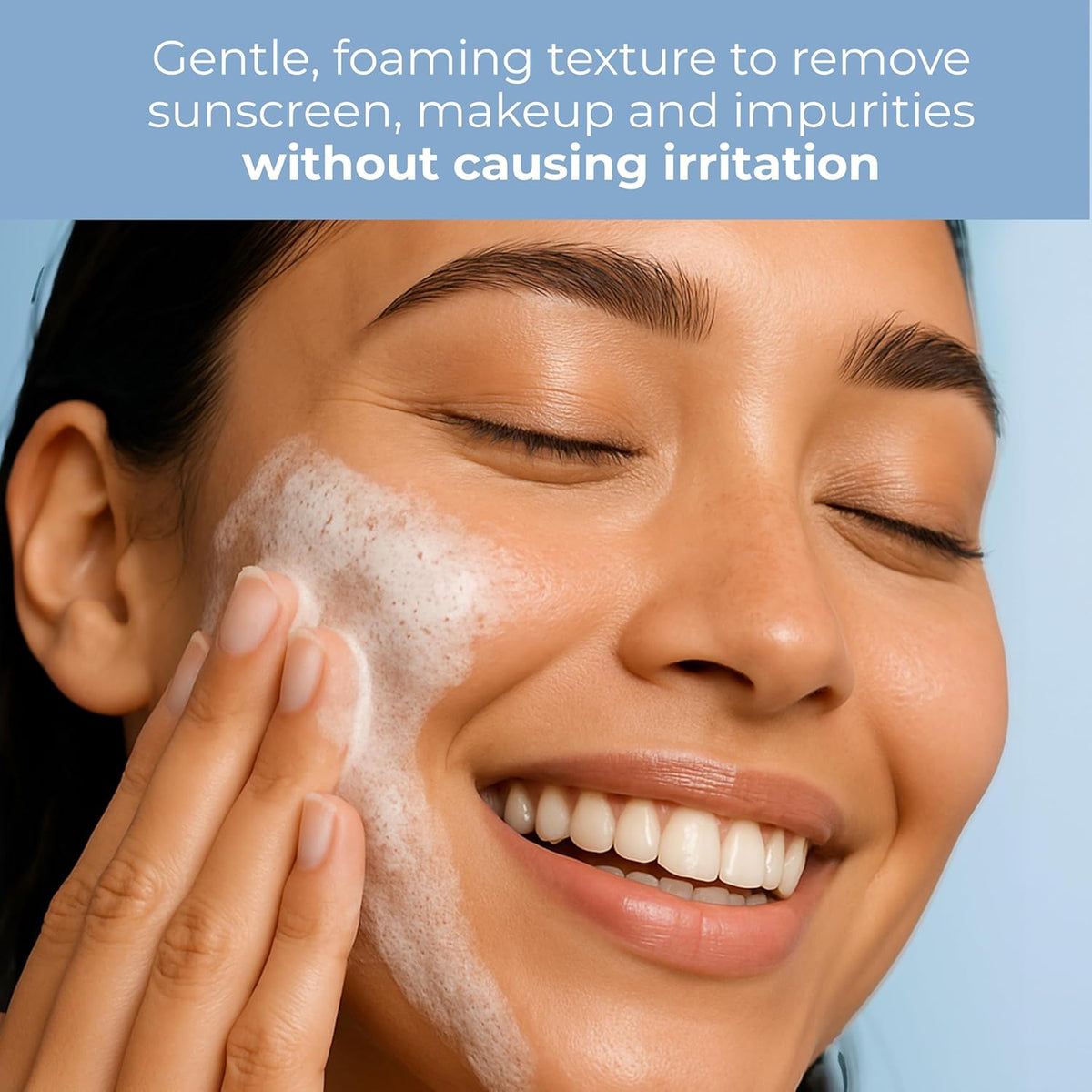 EltaMD Skin Recovery Amino Acid Foaming Facial Cleanser, Gentle Face Cleanser for Sensitive Skin