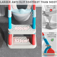 Potty Training Seat with Step Stool Ladder,Anti-Slip Pads Ladder