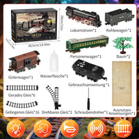 Electric Train Toy, Railway Children with Steam,3-8 yrs