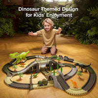 TUMAMA Dinosaur Race Track Toy