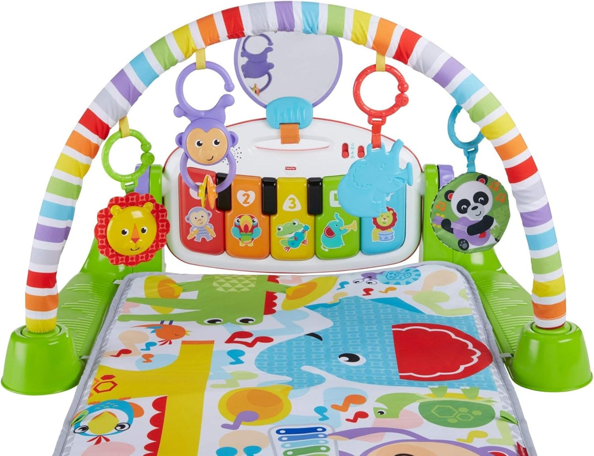 Fisher Price - Deluxe Kick & Play Piano Gym Green