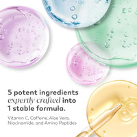 Olay Super Eye Serum - Vitamin C, Caffeine, Niacinamide, Amino Peptide, Aloe Vera - Brightens Dark Circles, Anti-Wrinkle, Anti-Aging, Brightening, Smooths Fine Lines, Firming, Hydrating, 0.45 Oz