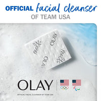 Olay Cleansing Melts + Hyaluronic Face Cleanser, 64 ct. total (2 x 32 ct.), Water-Activated Face Wash to Clean, Tone, and Refresh, Fragrance-Free