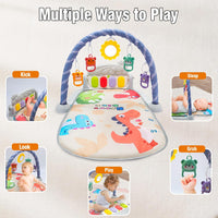 Baby Gym Play Mats Baby Toys Tummy Time Mat Toys Musical Activity Center