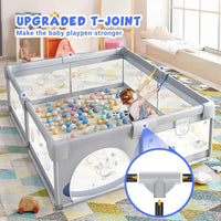 KIDBOT Baby Playpen 150x200cm Play Fence Baby Kids Playground