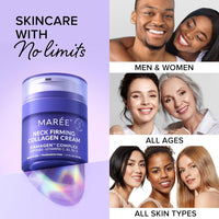 MAREE Neck Cream - Neck Creams for Tightening and Firming with Hyaluronic Acid - Face Moisturizer for Women - Skin Care Tighten and Lift - Facial Lifting - Anti Aging & Wrinkles Treatment - 1.7 fl oz