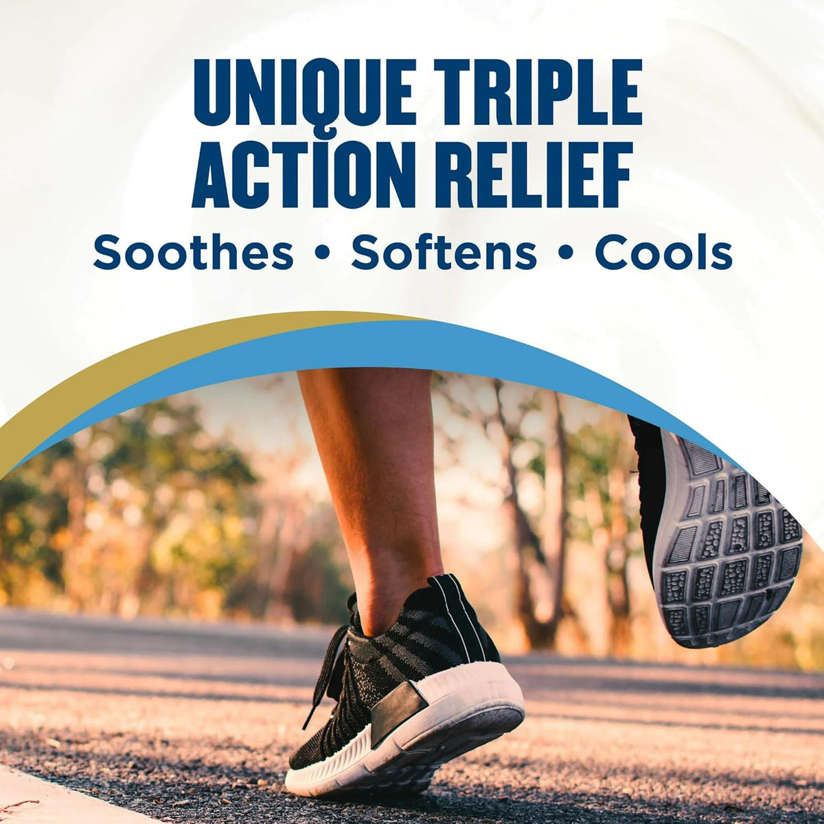 Gold Bond Foot Cream, Triple Action Relief 4 fl oz (118 ml)(Pack of 6)