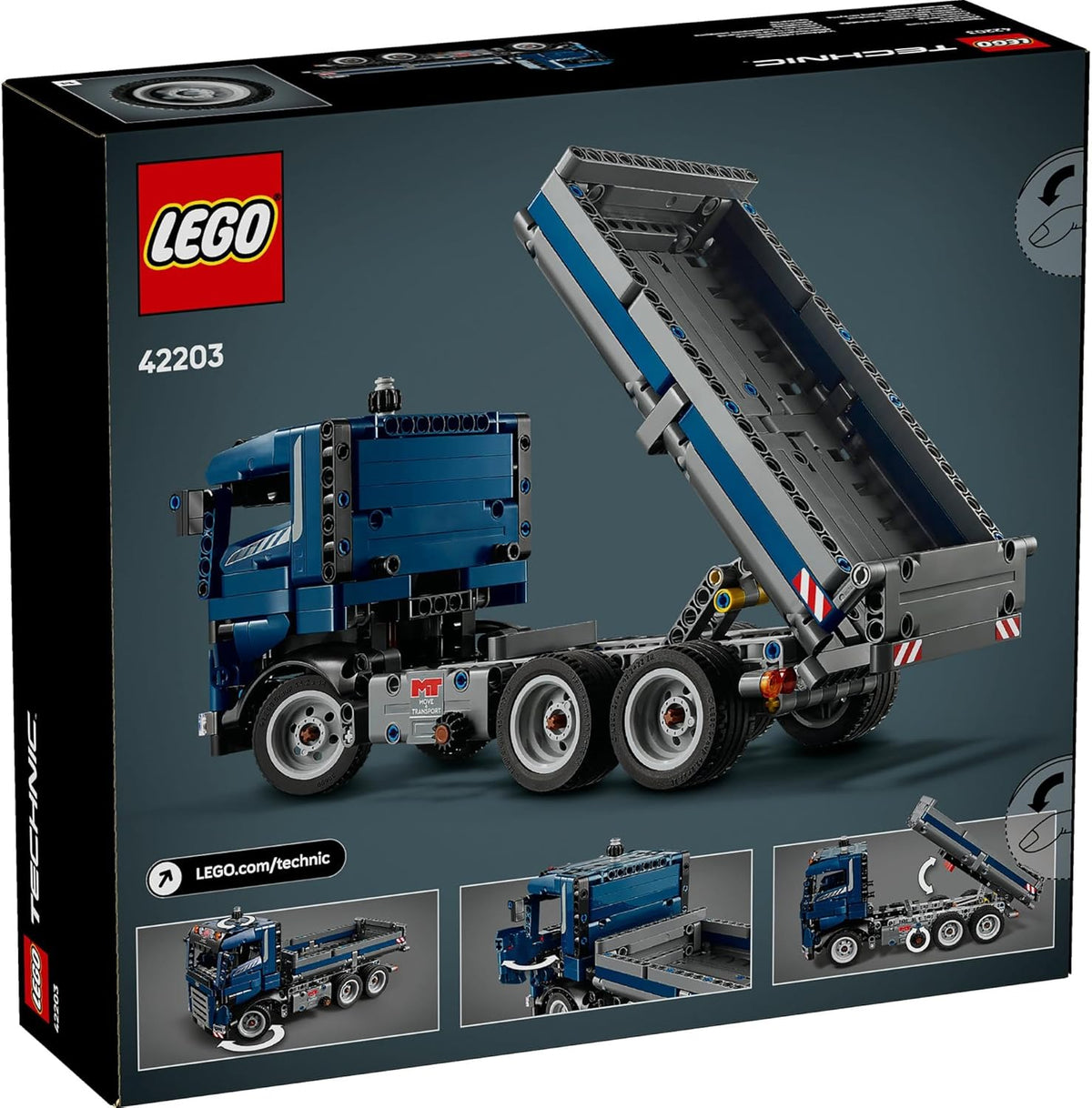 LEGO Technic Tipping Dump Truck Kids Toy for 9+ Year Old Boys & Girls