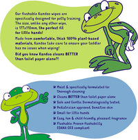 Kandoo Melon Sensitive Wipes | 12 Packs of 60 Wipes (12x60) | Total 720 Wipes