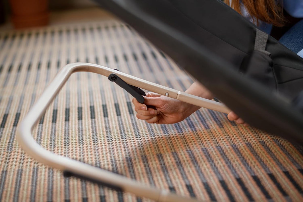 Mother’s Choice Acacia Rocker: Ultra-Lightweight, Compact, Fold Flat Storage and Comfortable