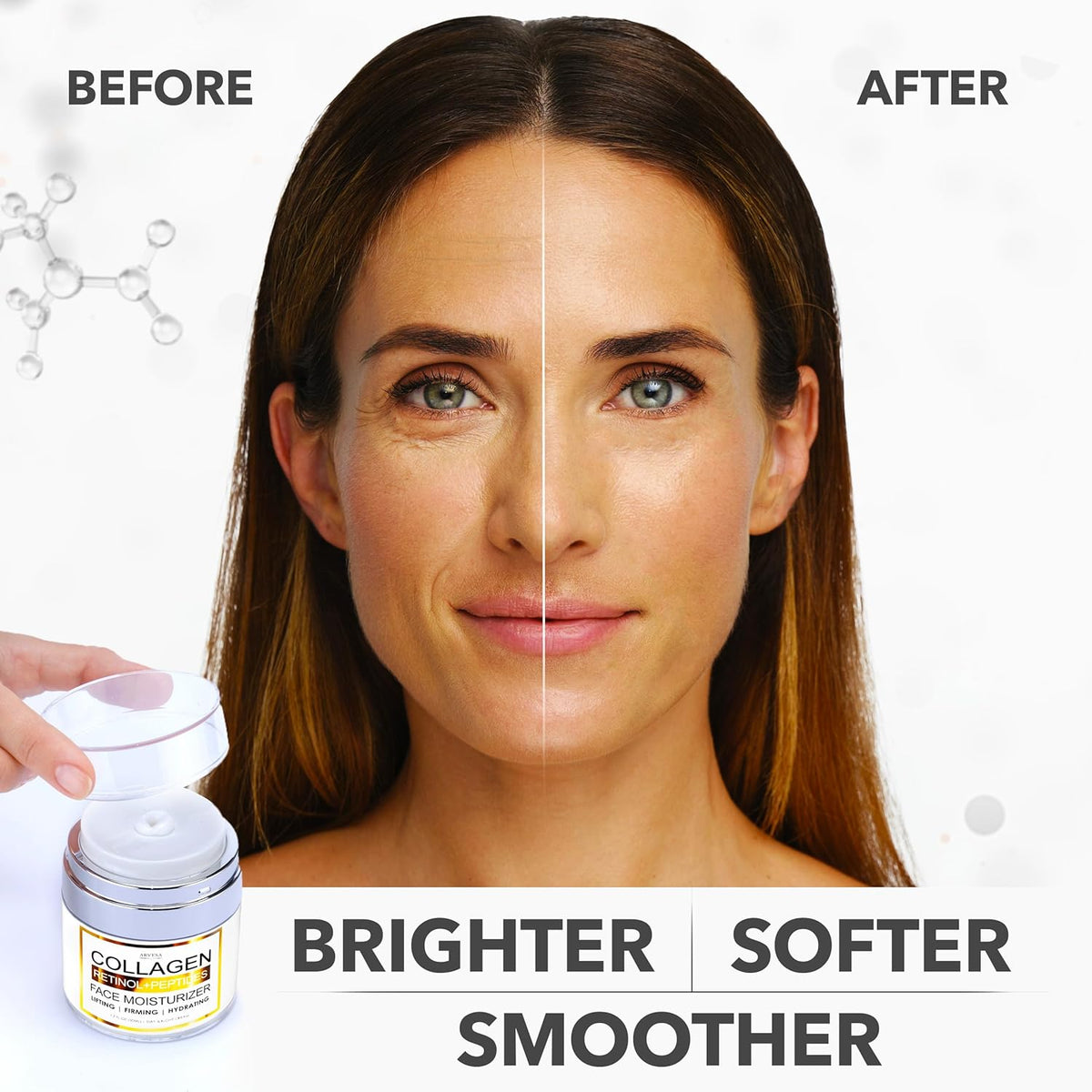 Collagen Cream - Anti Aging Face Moisturizer - Wrinkle Cream for Women and Men