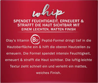 OLAY Regenerist Whip Day Cream, Moisturising Cream with Vitamin B3 and Peptides for Firmed and Protected Skin, 50 ml