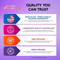 Biotin | Collagen | Keratin - Clinically Tested Supplement - Hair Growth Support, Skin & Nails - 25000 mcg Vitamins B2, B3, B6 & B7 + B1 & Hyaluronic Acid - Made in USA - Women & Men | 60 Capsules