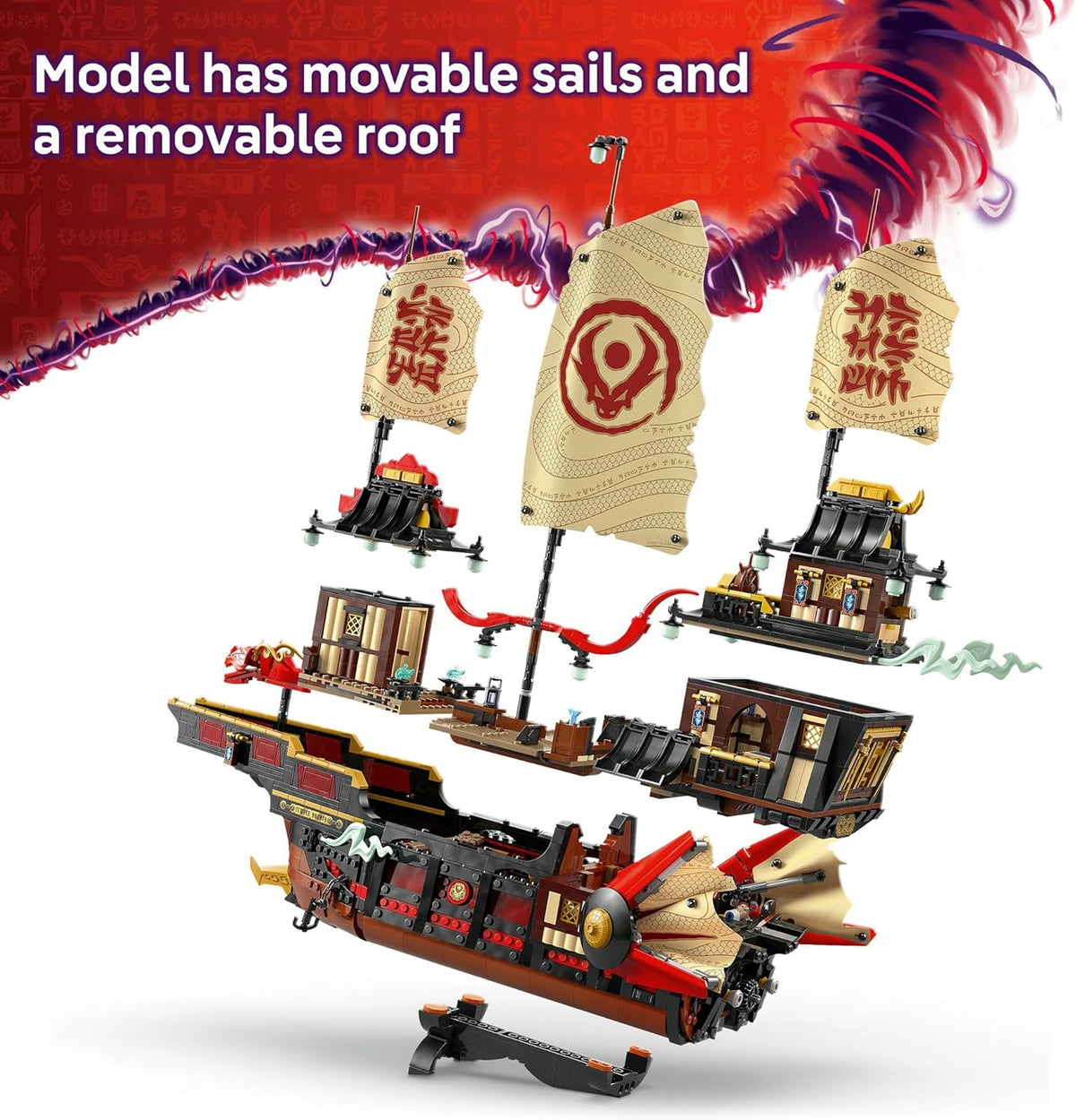 LEGO® NINJAGO® The Temple Bounty 71848 Ship Toy Aged 14 Years Old and up