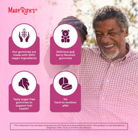 MaryRuth Organics Biotin Gummies | Sugar Free | Vegan | Non-GMO | 2,500 mcg Biotin | 60 Count -USA Made