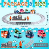 Train Set for Toddlers, Vingtank Kids Toy Trains & Train Sets for 3 4 5 6