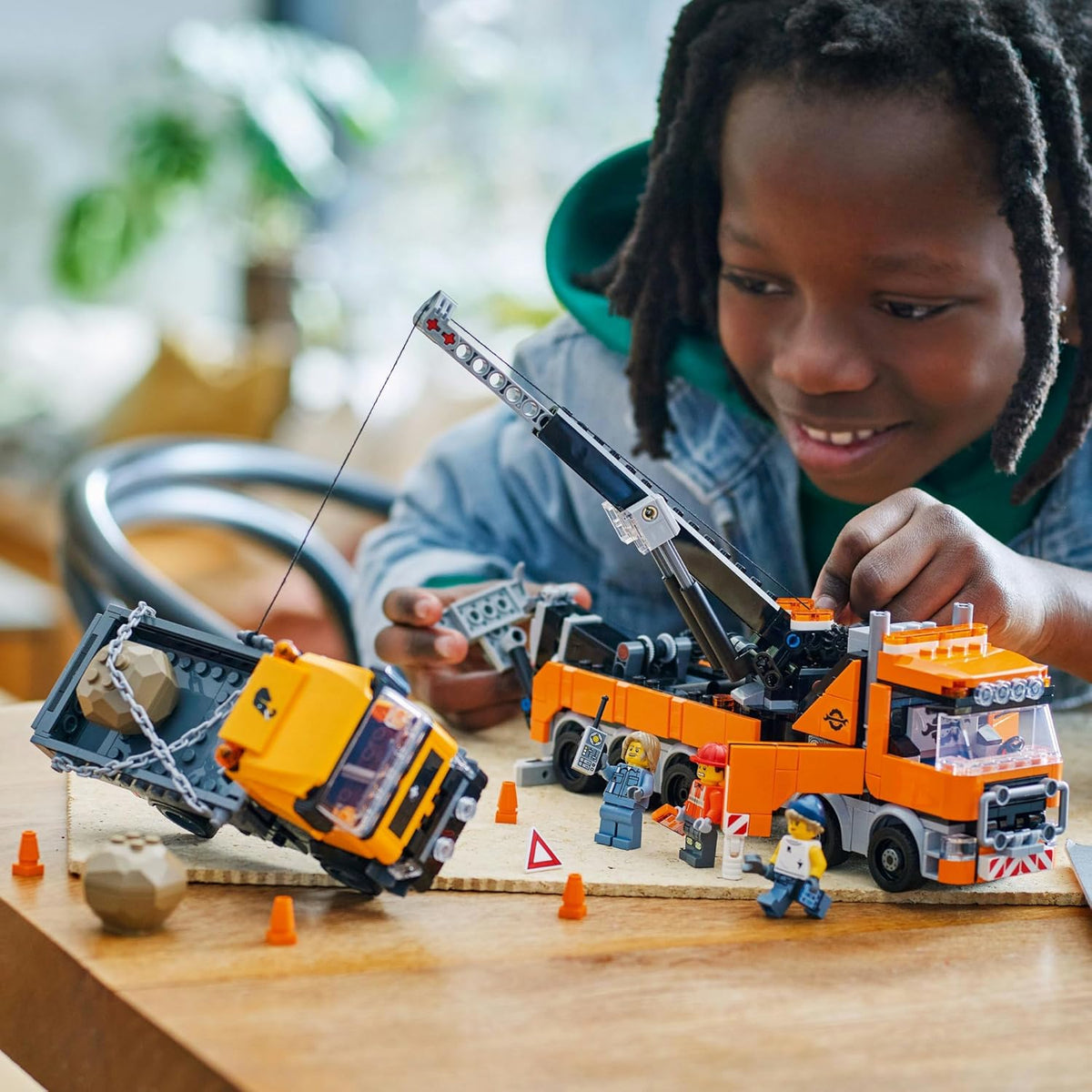 LEGO® City Heavy-Duty Recovery Tow Truck with Crane for Ages 8 and up