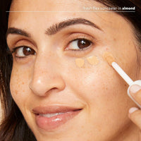 Honest Beauty Fresh Flex Concealer with Niacinamide + Vitamin E + Hyaluronic Acid | Vegan + Cruelty free | Almond, 0.17 fl oz