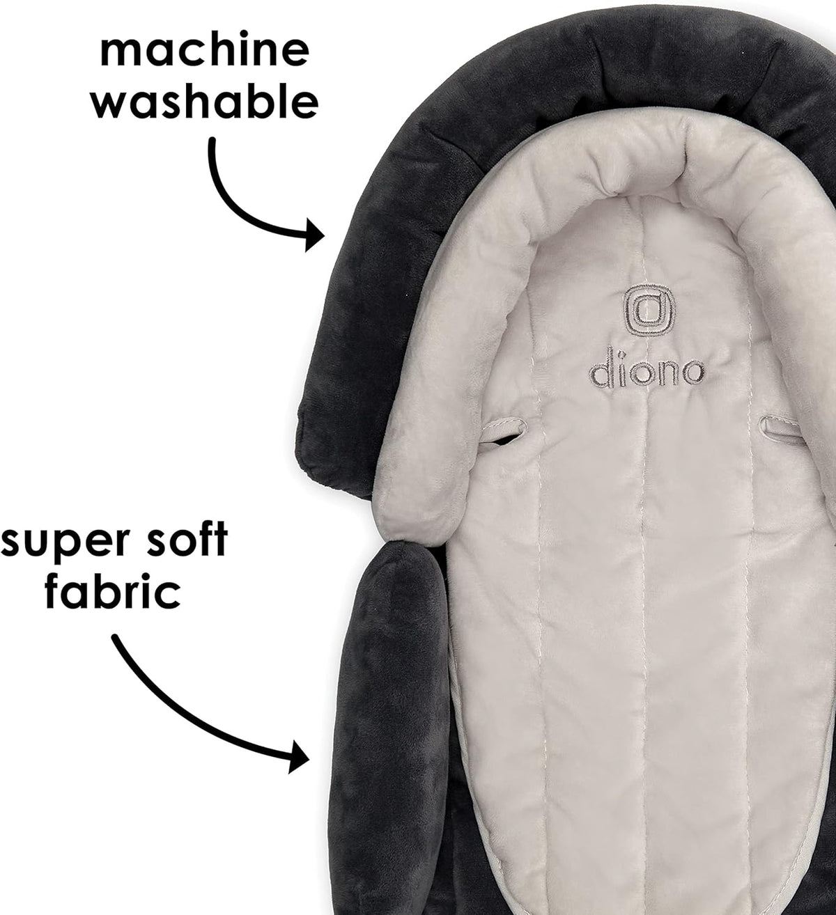 Diono Cuddle Soft 2-in-1 Baby Head Neck Body Support Pillow for Newborn Baby