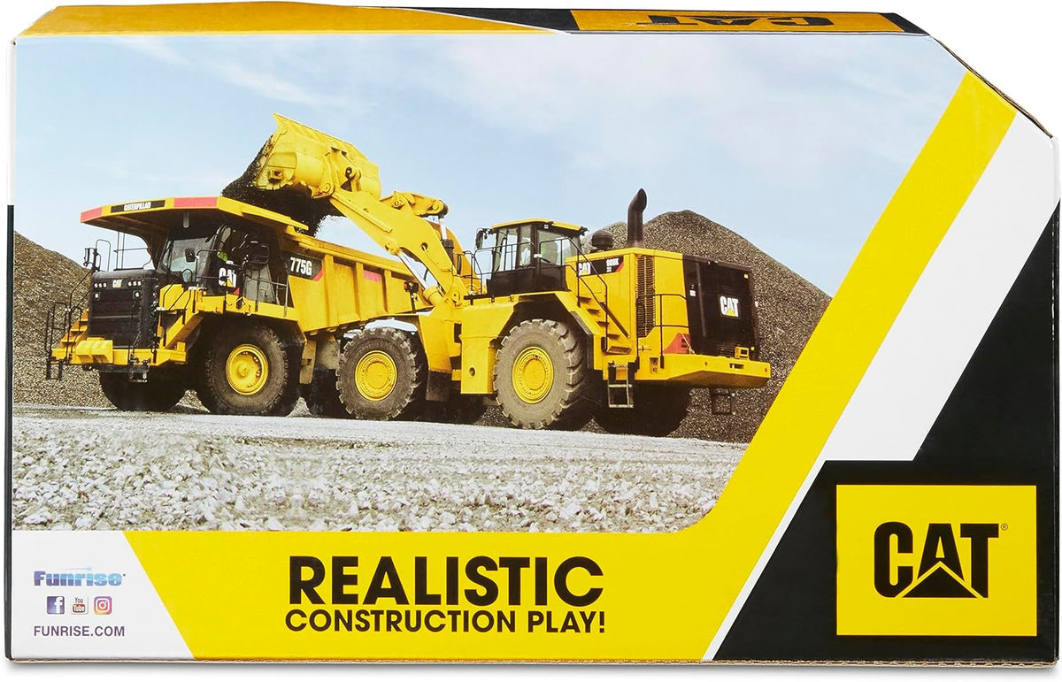 Caterpillar CAT Tough Machines Toy Dump Truck with Lights & Sounds