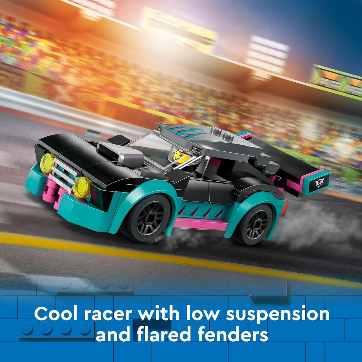 LEGO City Race Car and Car Carrier Truck Toy for 6+ Year Old Boys & Girls