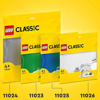 LEGO Classic Green Building Plate, Building & Construction Kids Toy for 4+ Year