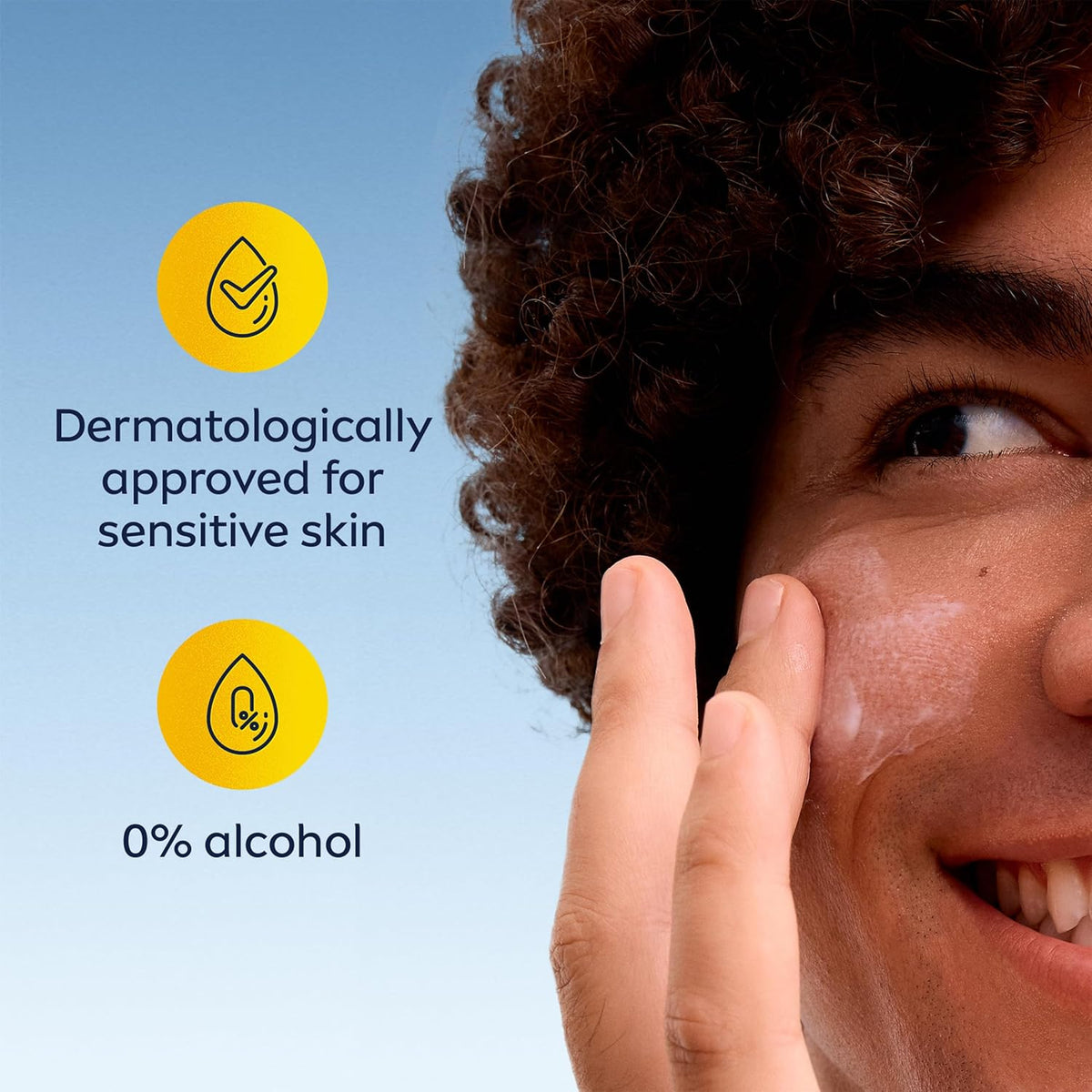 NIVEA MEN Sensitive Skin Care Value Pack (2 Piece) | Includes: Men's Face Wash 100ml & Sensitive Protective Face Cream 50ml | Enriched With Vitamin E & Chamomile | Sensitive Skincare Set for Men