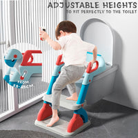 Potty Training Seat with Step Stool Ladder,Anti-Slip Pads Ladder