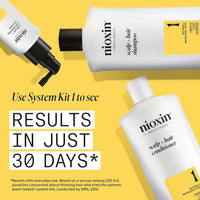 Nioxin Shampoo & Conditioner Liter Duo Sets | Prepacks with Pumps Included | Systems 1-4 | For Natural, Colored, & Damaged Hair with Light to Progressed Thinning | Strengthen & Boost Hair Density