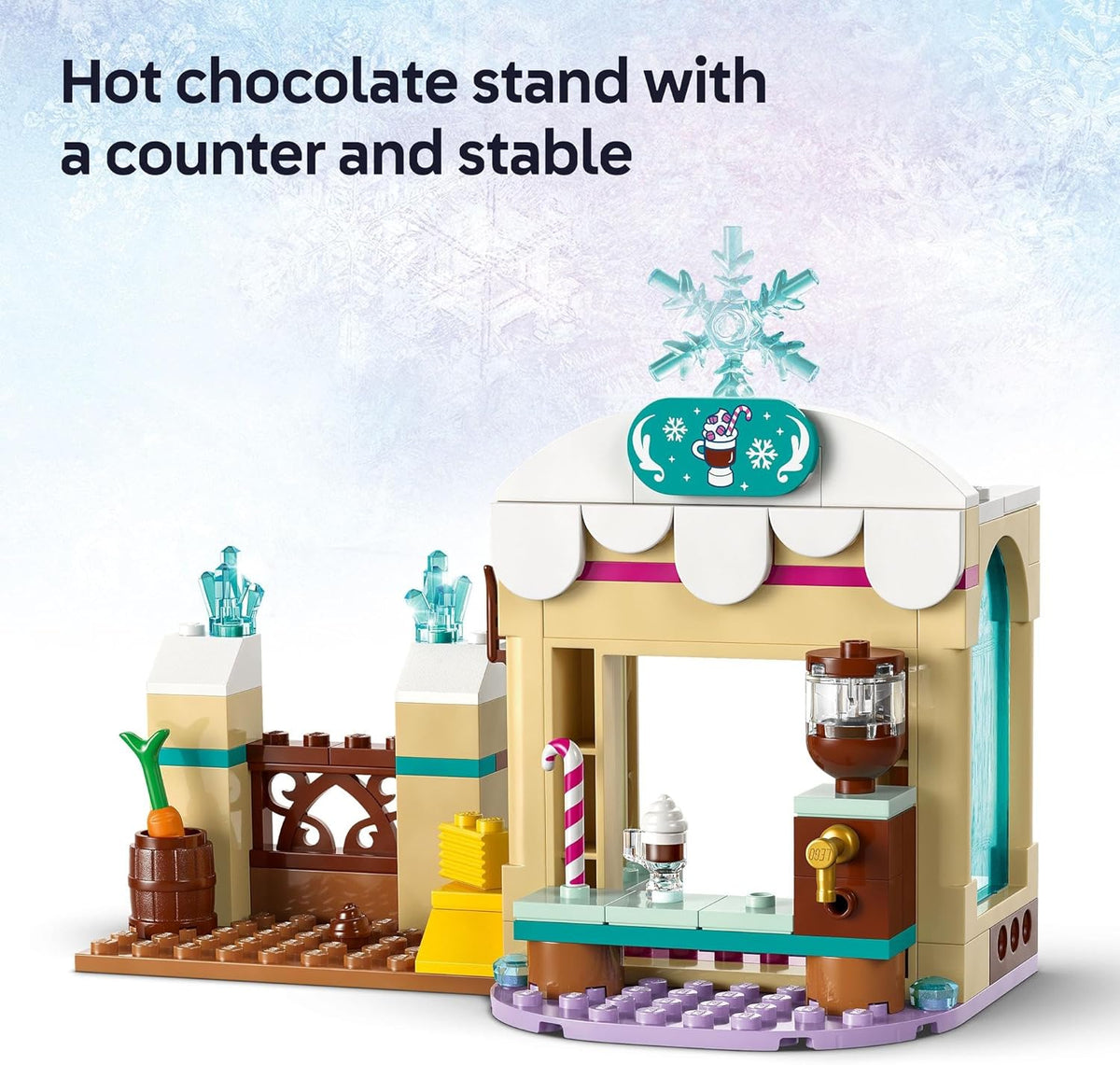 LEGO Disney Frozen Anna’s Sleigh Adventure, Princess Toy for 4+ Year Old Girls & Boys