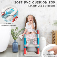 Potty Training Seat with Step Stool Ladder,Anti-Slip Pads Ladder