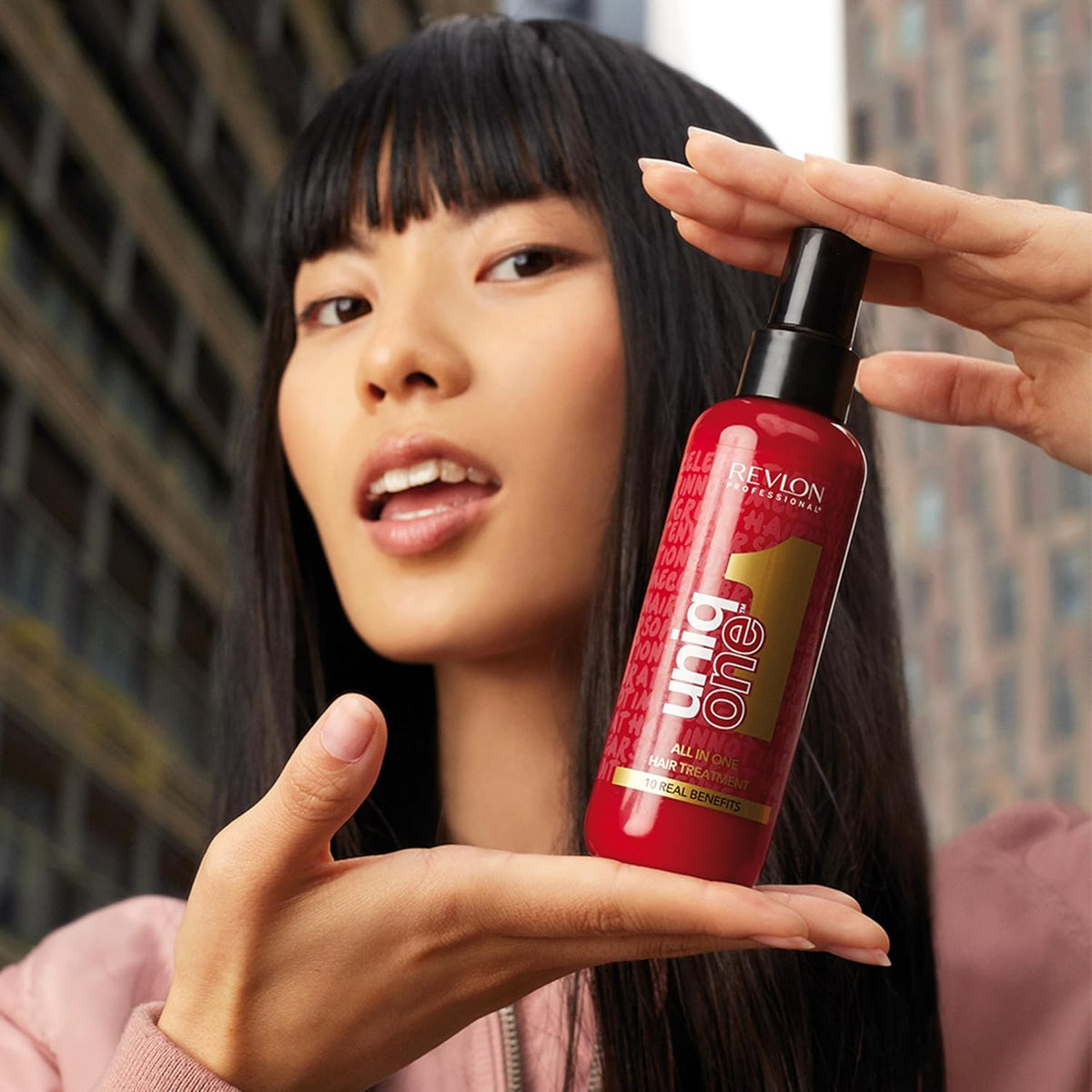 REVLON PROFESSIONAL UniqOne Hair Treatment, Moisturizing Leave-In Product, Repair For Dry and Damaged Hair, Promotes Healthy Hair, Celebration Edition Fragrance, 5.1 Fl Oz (Pack of 1)