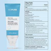goPure Glow Pure Tinted Mineral SPF 40 PA +++ | Dermatologist-tested Face Sunscreen | Tinted Moisturizer with SPF,Natural Sunscreen
