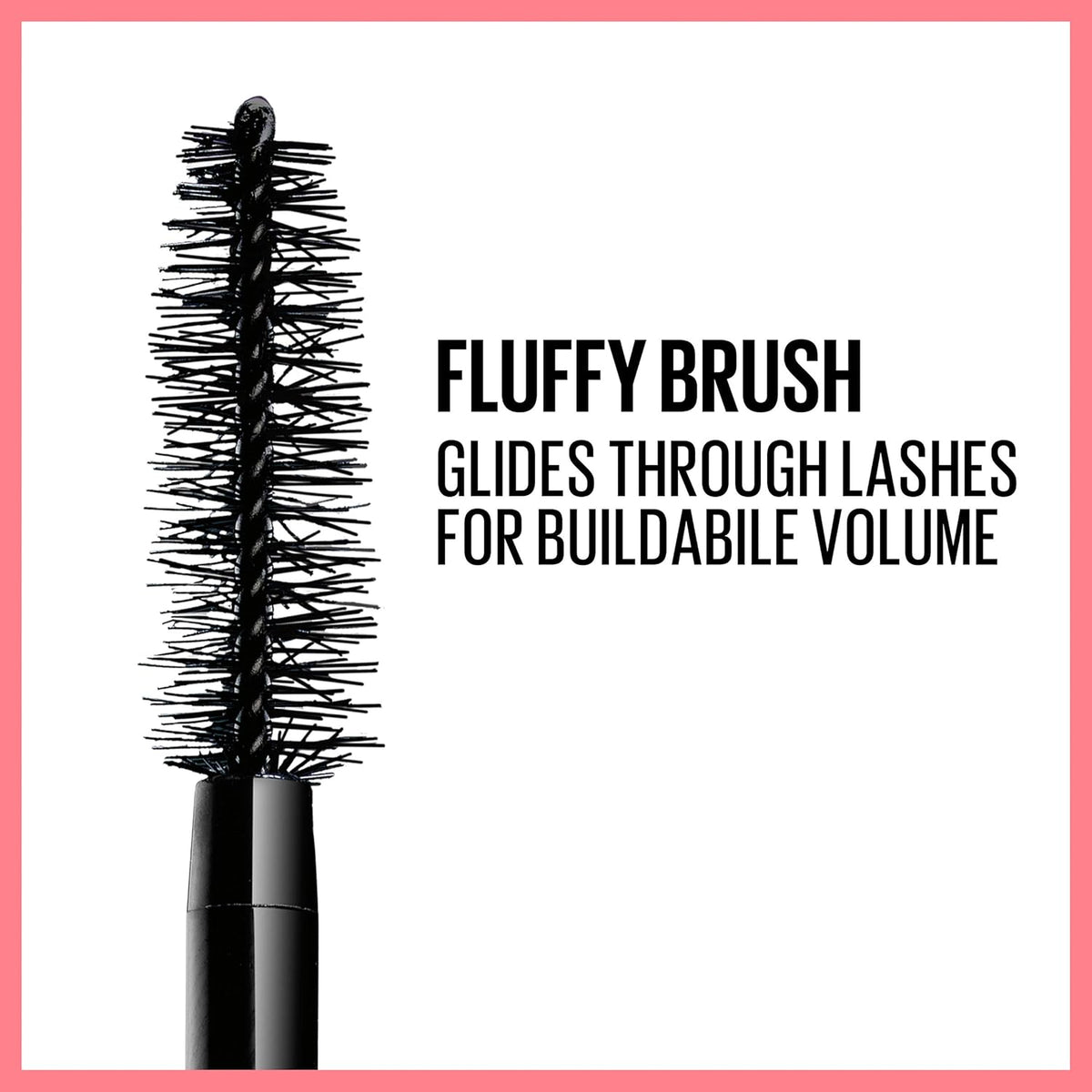 Maybelline New York Total Temptation Washable Mascara, Blackest Black, 0.27 fl. oz.