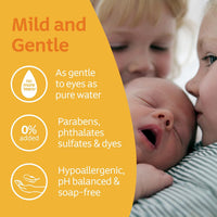 Johnson's Baby Hypoallergenic Gentle Tear-Free Cleansing Baby Shampoo 500mL |helps prevent irritation, redness & stinging |Cleanse baby’s fine hair & delicate scalp