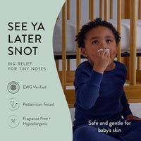 The Honest Company Plant-Based Snot Removing Wipes | Soothing Nose + Face Wipes with Aloe | Hypoallergenic for Sensitive Skin, EWG Verified | Fragrance Free, 60 Count
