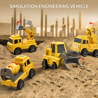 5-in-1 Construction Truck for 3-9 Year Old Boys and Girls - Friction Power Vehicle