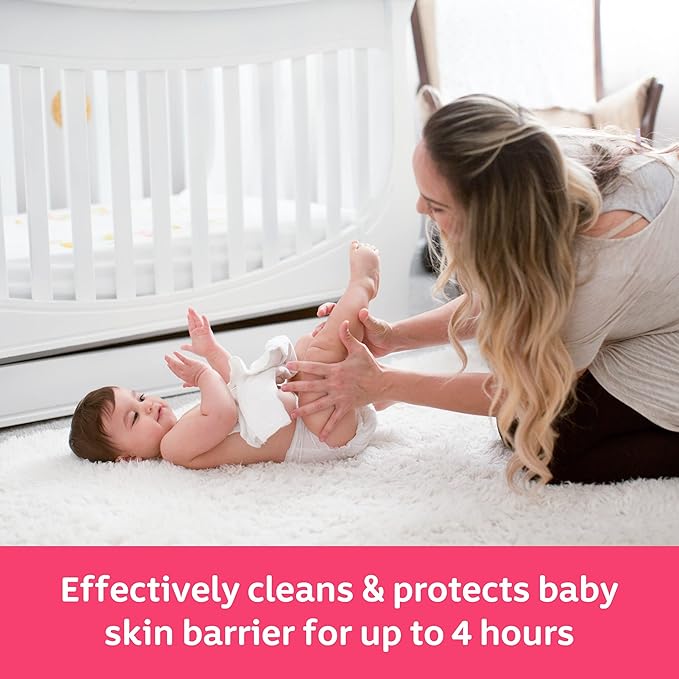 Johnson's Baby Skincare Lightly Fragranced Baby Wipes 6 x 80