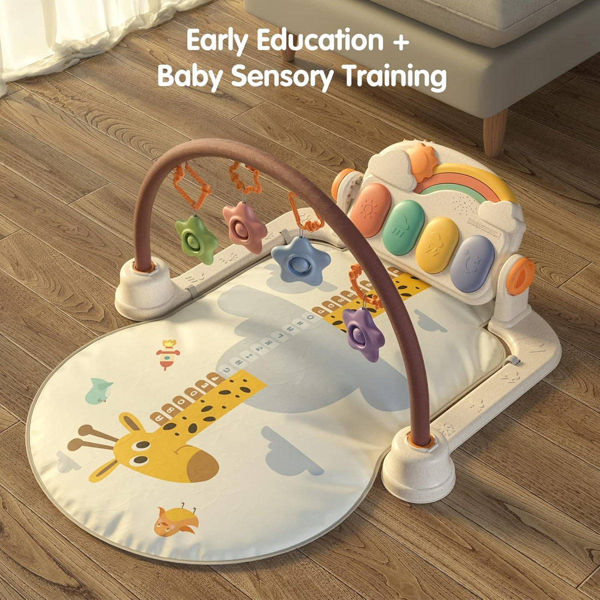 Baby Floor Gyms Playmats Activity Gym with Sounds Lights Music