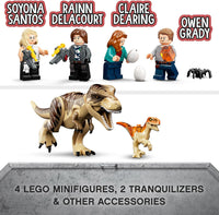 LEGO® Jurassic World T. rex & Atrociraptor Dinosaur Breakout 76948 Building Kits Aged 8 and Up