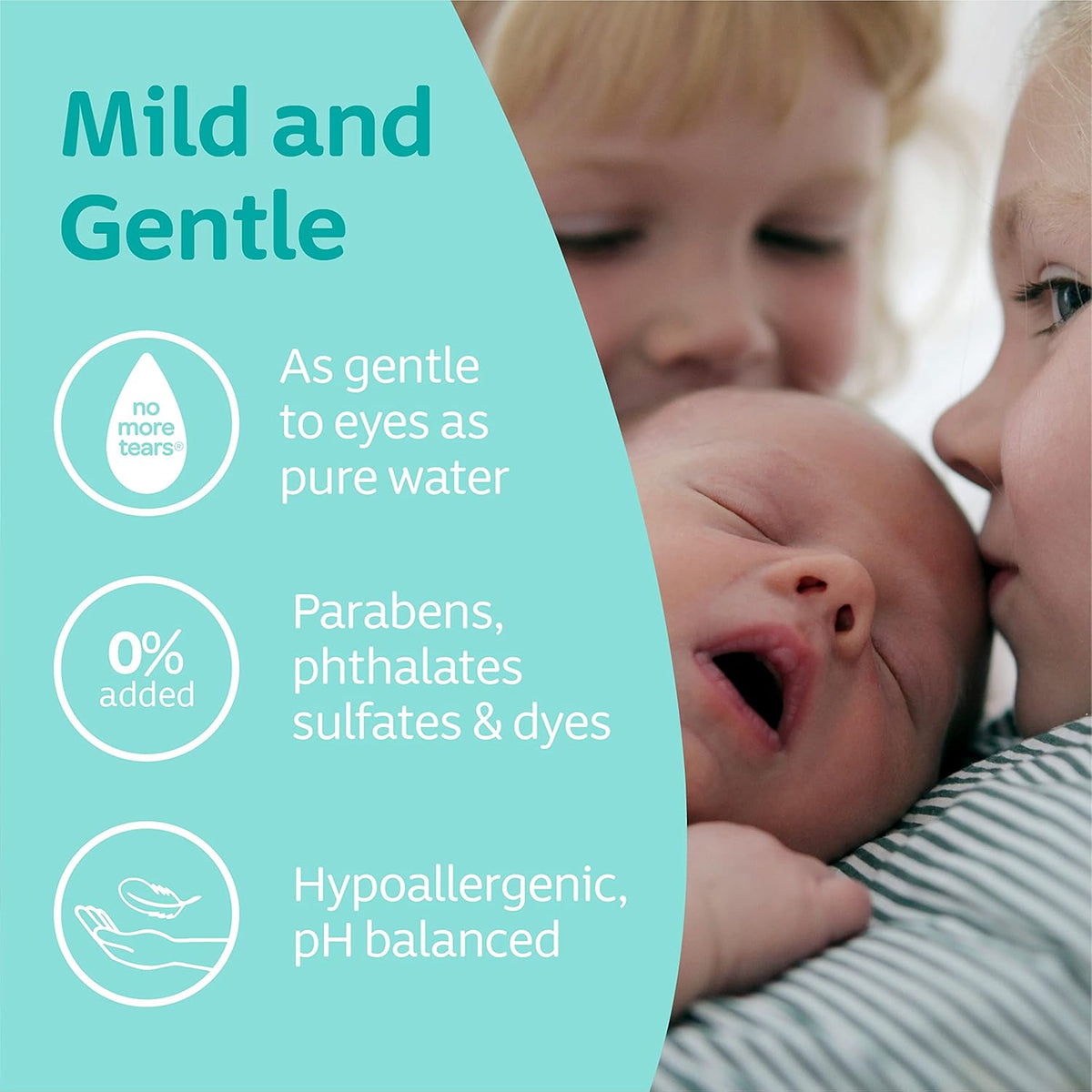 Johnson's Milk + Rice Gentle Nourishing Moisturising Tear-Free Baby Bath 750mL