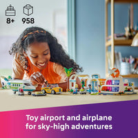 LEGO Friends Heartlake City Airport and Airplane Toy for 8+ Year Old Girls & Boys