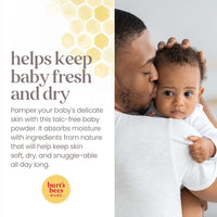 Burt's Bees Baby Dusting Powder, Talc Free and Hypoallergenic for Safe and Gentle Comfort, 100% Natural Origin, Pediatrician Tested, 7.5 Oz (Pack of 2)