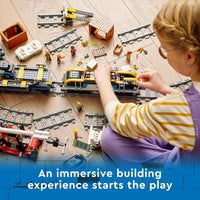 LEGO® City Freight Train 60336 Building Kit; Powered Up Toy Train Set for Ages 7+