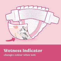 Huggies Ultra Dry Nappies Girls Size 3 (6-11kg) 180 Count - One Month Supply (Packaging May Vary)