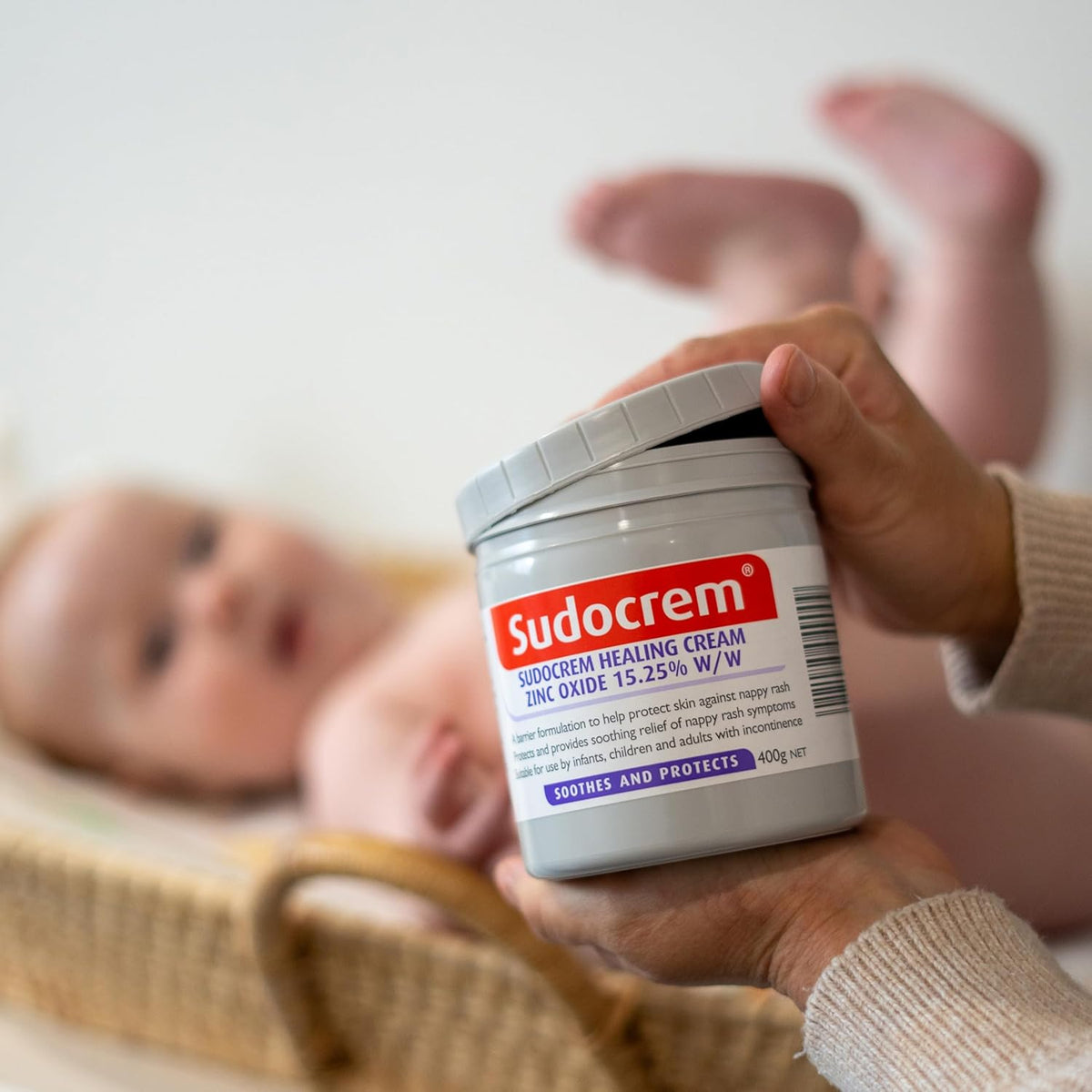 Tooshies Aloe Vera & Chamomile Eco Wipes, 280 Pack + Sudocrem Healing Cream 30g Tube + Sudocrem Healing Cream 400g