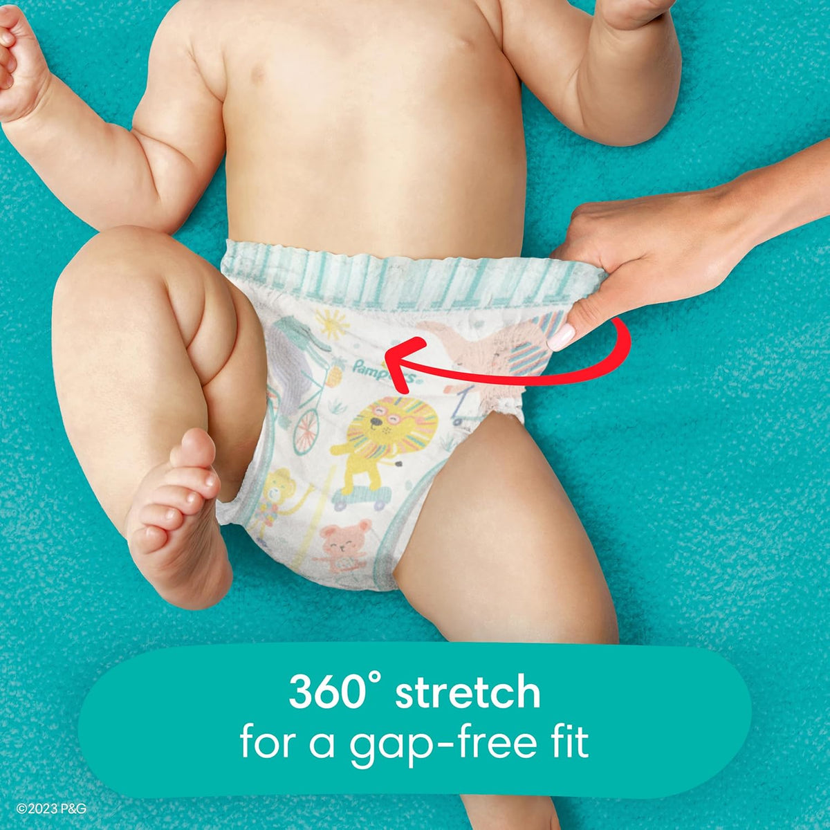 Pampers Diapers Size 7, 88 Count - Pampers Pull On Cruisers 360° Fit Disposable Baby Diapers with Stretchy Waistband, Packaging & Prints May Vary
